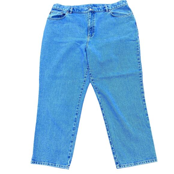 Lauren Jeans Company Ralph Lauren Pants Jeans High Rise Tapered 38” Waist - Picture 1 of 9